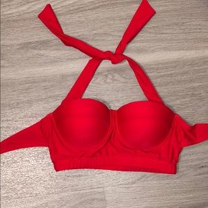 Red Swim top. Push up